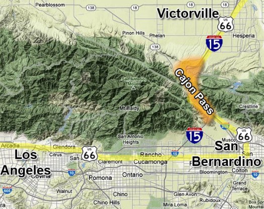 Rt66CajonMap